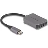Image de Lecteur de Carte USB Type-C - DELOCK - SD et Micro SD - Interface USB Type-C - Couleur Noir