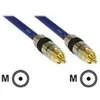 Image de Câble Cinch vidéo - INLINE - PREMIUM - Blindé - 1m - Connecteur plaqué or