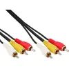Image de INLINE - Câble Cinch Audio-vidéo 3x Cinch M-M 3m