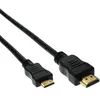 Image de INLINE - HDMI Mini Câble contacts dorés noir 1m