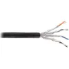 Image de InLine Câble réseau SFTP PiMF Cat 7a 50 m - Noir (vrac)