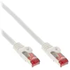 Image de Cordon de raccordement RJ-45 (M) pour RJ-45 (M) 5 m SFTP PiMF CAT 6 moulé blanc - INLINE