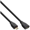 Image de InLine Rallonge câble Micro-USB de type B (M   F) 3 m USB 2.0 noir