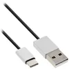 Image de Câble USB - InLine - USB (M) vers USB-C (M) - 2 m - USB 2.0 - Noir