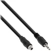 Image de InLine Adaptateur audio 35 mm mâle droit   35 mm femelle fileté câble 60 cm noir