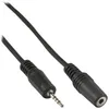 Image de InLine Câble audio jack micro 4 pôles (M) pour mini jack 4 pôles (F) 2 m noir