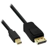 Image de InLine Câble DisplayPort Mini DisplayPort (M) pour DisplayPort (M) 50 cm noir