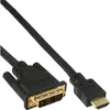 Image de Câble HDMI vers DVI - InLine - 17658P - 03 m - Mâle/Mâle - Connecteur plaqué Or