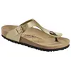 Image de Sandales Birkenstock Gizeh Birko-Flor or marron femme - 37