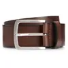 Image de BOSS Ceinture brun foncé en cuir pour homme - Jor Sz40 Belt Dark Brown 321122