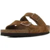Image de Mules & Sabots - Arizona Vison - Cuir - Marron - Talon 3 cm