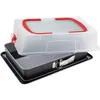 Image de Moule à charnière rectangulaire avec couvercle de transport 42 x 29 x 7 cm Dr. Oetker Back-Idee Kreativ