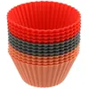 Image de Lot De 12 Caissettes Muffins En Silicone 7 Cm Flexxibel Love