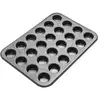 Image de Moule À Muffins 24 Empreintes 38 X 26 Cm Black Metallic