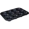 Image de Moule À Muffins 12 Empreintes 38 X 26 Cm Zenker Perfect Black