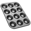 Image de Moule à savarin - Zenker - 7423 - Acier inoxydable - Téflon antiadhérent - 12 mini savarins