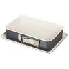 Image de Moule À Charnière Rectangulaire 28 X 18 Cm Crème Noir Zenker Smart Pastry