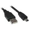 Image de Cable Usb Sharkoon 4044951015559 0,5 M Usb 2.0 Vers Mini-usb B Noir