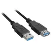 Image de Sharkoon 2m, 2xusb3.0-a Cable Usb Usb 3.2 Gen 1 (3.1 Gen 1) Usb A, Usb A, U