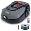 Image de Robot Tondeuse Connecté 400m2 Robocut L500 Avec Station De Recharge - Jusqu'a 400 M² - Capteur De Pluie - Wifi & Bt