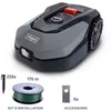 Image de Robot tondeuse connecté 900m2 Scheppach RoboCut XXL900 avec station de recharge Jusquà 900 m² Capteur de pluie WiFi & BT