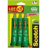 Image de SCOTCH - Lot de 3 tubes de colle gel universelle - 30 ml