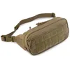 Image de Sacoche Fanny Pack - Mil-Tec - Coyote - Taille réglable jusquà 139 cm - Ultra-résistant - 4 poches