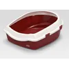 Image de Bac à litière pour chat Ebi Space - rouge - Rouge - 43x56x14 cm