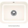 Image de Evier 1 bac VILLEROY ET BOCH Cisterna 60C Crème CeramicPlus avec vidage manuel