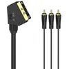 Image de Câble 3 X Rca Vers Euroconnecteur Hama 00205156 1,5 M Noir