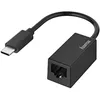 Image de Hama Adaptateur USB-C Ethernet Garantie 10 Ans (USB Type-C (Thunderbolt 3/4) vers RJ45 LAN Compatible pour MacBook Pro/Air Galaxy