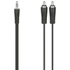 Image de Câble Audio Jack Vers 2 Rca Hama 00205110 1,5 M Noir