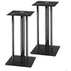 Image de Support de Haut-Parleur - HAMA - Lot de 2 - 64 cm de Hauteur - Capacité 30 kg - Design Moderne
