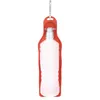Image de Gourde avec écuelle - TRIXIE - 700mL - Plastique - Pour chien - Blanc et rouge