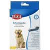 Image de TRIXIE Chaussettes de protection en silicone - L : 10 cm-40 cm - Gris - Pour chien