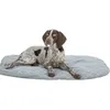 Image de Matelas - TRIXIE - Farello - Peluche / Tissu - 60 x 50 cm- Blanc / Gris