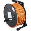 Image de Cordon RJ45 categorie 6A S/FTP LS0H orange - sur enrouleur 90 m