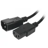 Image de Rallonge d'alimentation pour PC, moniteur et onduleur (5 m) - (coloris noir)