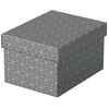 Image de Esselte Pack De 3 Petites Boîtes De Rangement Avec Couvercles 200x150x255mm - Carton 100% Recyclé