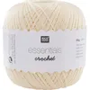 Image de Fil Rico Design Essentials Crochet - RICO DESIGN - Vanille - Fil lisse - Effet chatoyant - 280m