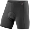 Image de Short de cyclisme Gonso Sitivo-U pour homme - Noir/vert - Coupe ajustée et respirant