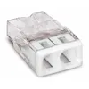 Image de Borne pour boîtes de dérivation - WAGO - 2273-202 - 2 conducteurs - Pack de 100 - Blanc