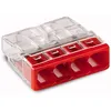 Image de Borne pour boîtes de dérivation - WAGO - 2273-204 - 4 conducteurs - Transparent - 100 pièces