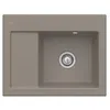 Image de Evier 1 bac VILLEROY ET BOCH Subway 45 Compact 65 x 51 cm egouttoir a gauche Timber CeramicPlus avec vidage manuel