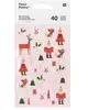 Image de 40 Autocollants Gel Père Noël