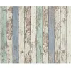 Image de Papier peint imitation Lambris Vieilli - Bleu - 10 x 053 m