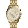 Image de Montre - Michael Kors - Lexington MK8281 - Acier - Noir - Étanchéité 5 Atm