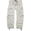 Image de Pantalon cargo - BRANDIT - Pure Vintage - Blanc - Cordon de serrage extra-large - 100% coton