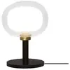 Image de TOOY lampe de table NABILA 552.32 (Laiton brossé, transparent - verre et métal)