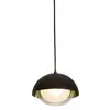 Image de TOOY lampe à suspension MUSE 554.22 (Laiton brossé - verre et métal)
